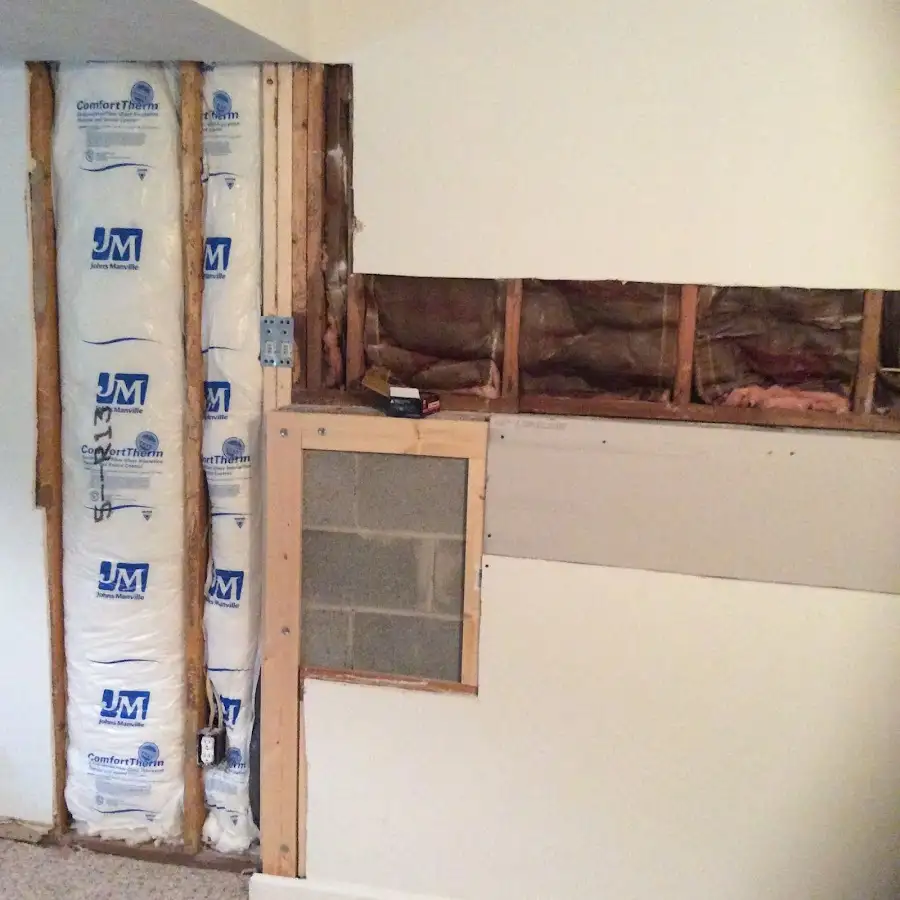 Wall insulation replacement during Odor Removal & Deodorization in Gaithersburg